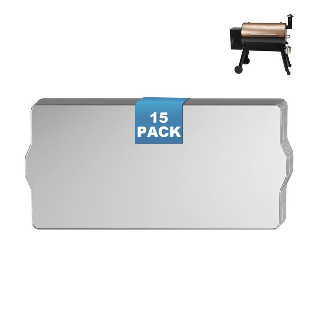 Aluminum 31.75 x 15.5" Drip Tray Liner for Traeger BAC410 15 Pack Pro 34